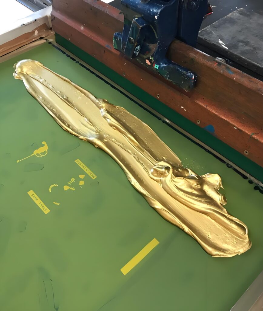 gold silkscreen ink