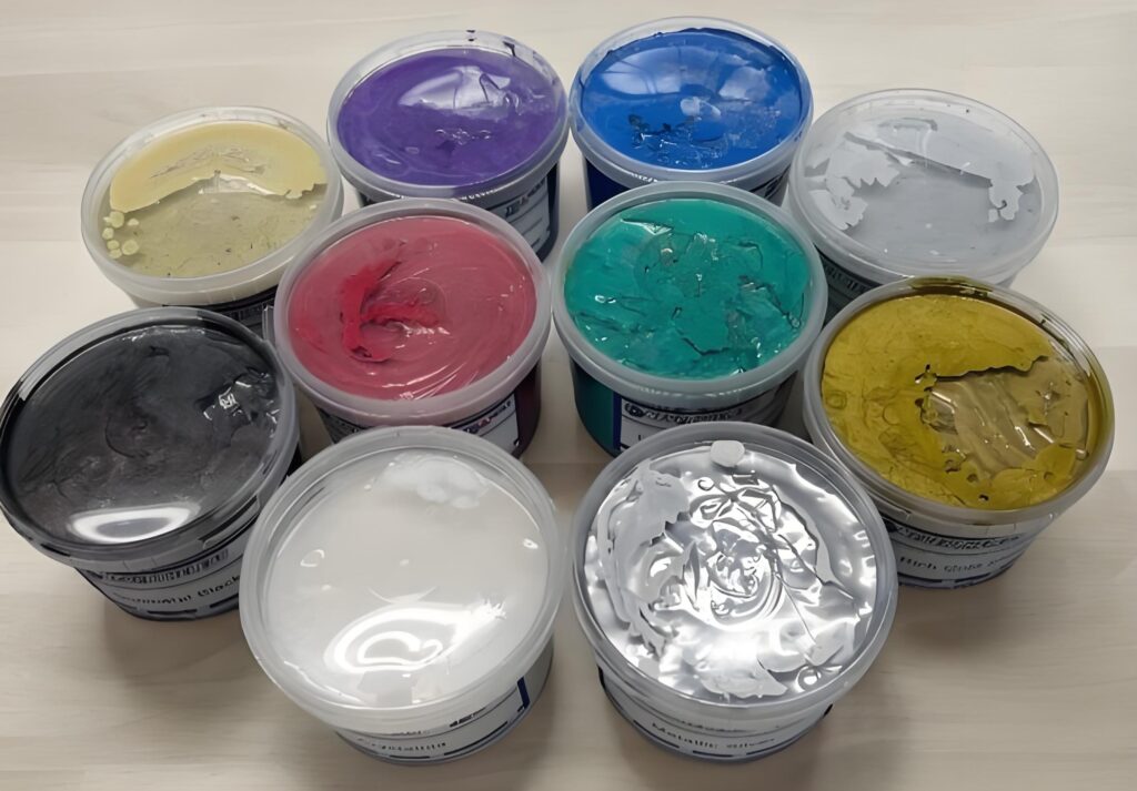 metallic silver plastisol ink