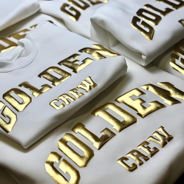 metallic gold plastisol ink